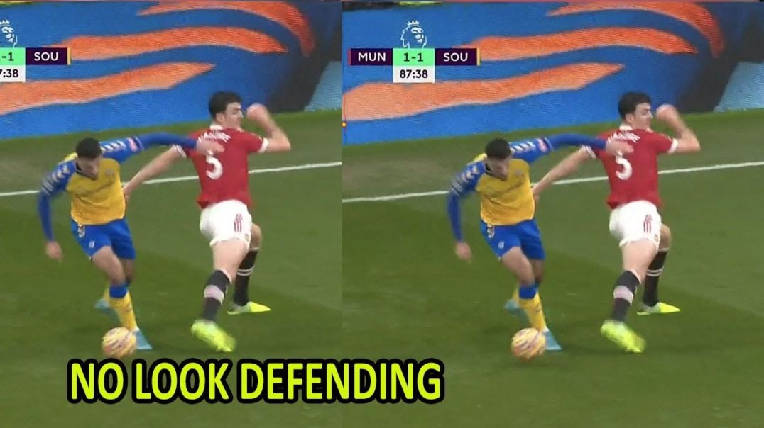 No look defending by lord harry Maguire 😂 #short